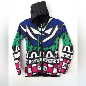 Jc De Castelbajac (Rossignol) Women's Soft Shell Ski Jacket Graphics Pop Print